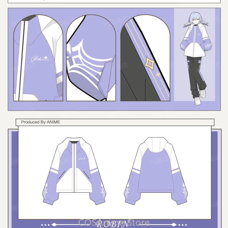 Anime Cosplay Robin - Robin Honkai：Star Rail Anime Doujin Spring