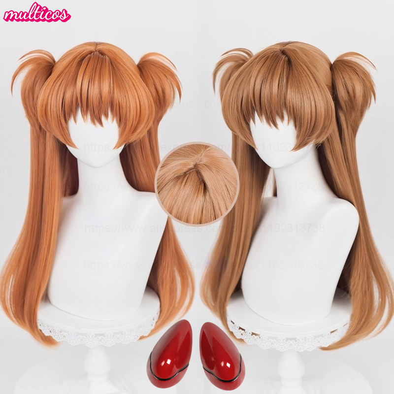 Anime Cosplay Orange Hair - High Quality Anime EVA Asuka Langley