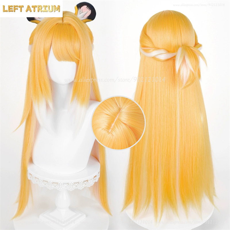 ZZZ Ju Fufu Cosplay Wig Orange - Anime Cosplay Orange Hair recension och pris
