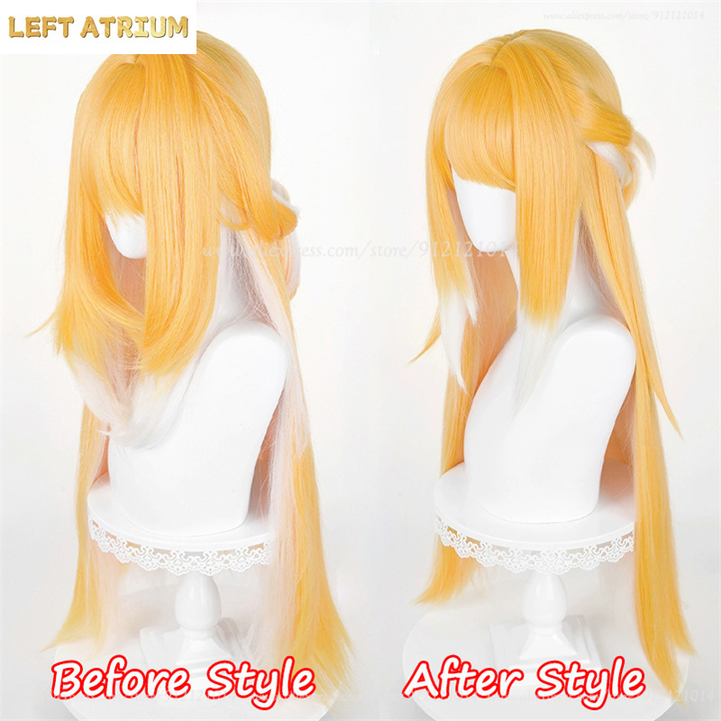 ZZZ Ju Fufu Cosplay Wig Orange - Anime Cosplay Orange Hair recension och pris
