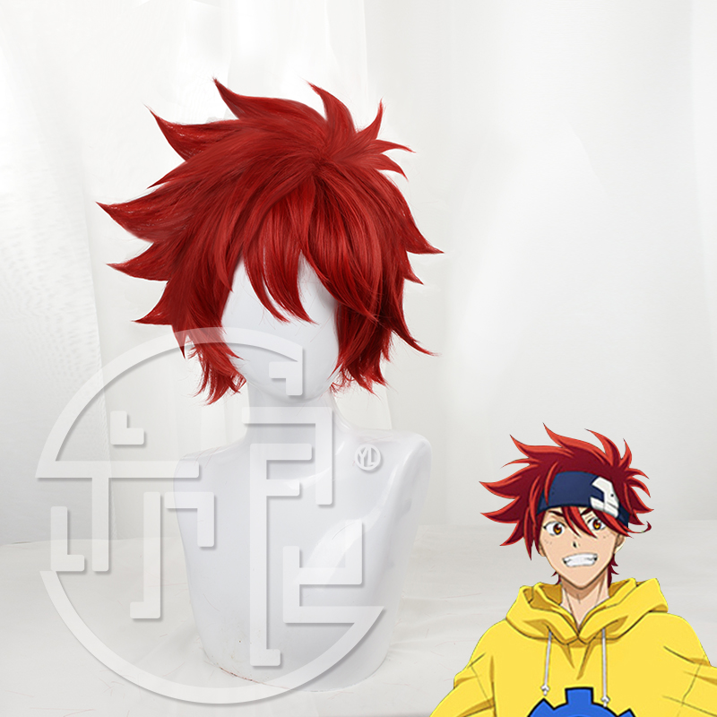 Anime SK8 the Infinity Reki Co - Anime Cosplay Red Hair recension och pris