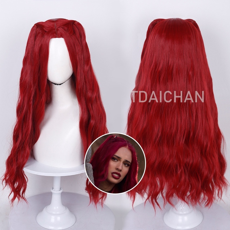 Curly Cosplay Wig Red princess - Anime Cosplay Red Hair recension och pris