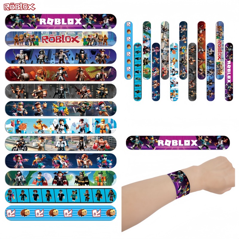 12/24Pcs Roblox Game Elasticit - Anime Cosplay Roblox recension och pris