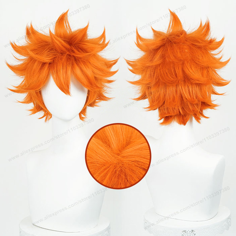 Hinata Shoyo Cosplay Wig 26cm  - Anime Cosplay Orange Hair recension och pris