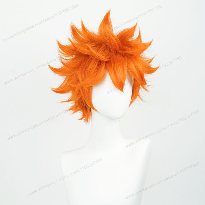 Hinata Shoyo Cosplay Wig 26cm  - Anime Cosplay Orange Hair recension och pris