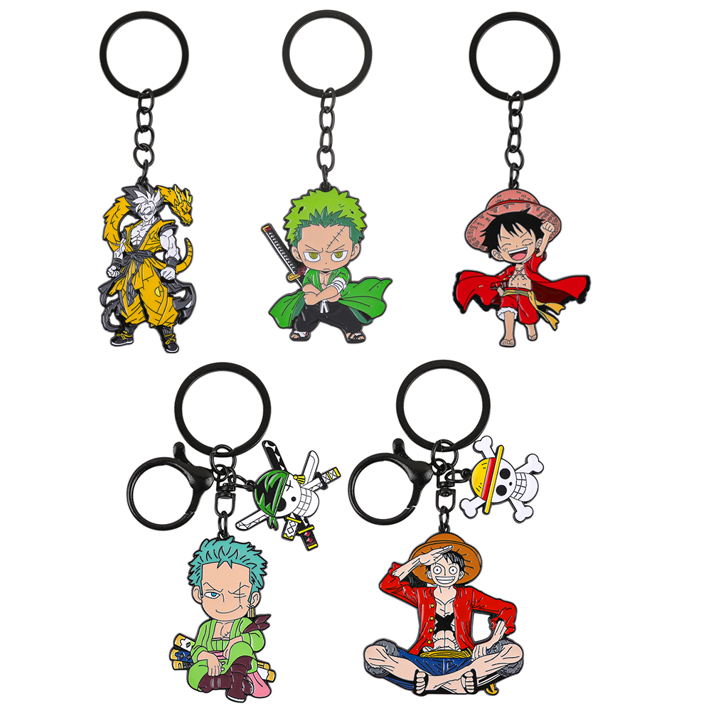 One Piece Anime Keychain Set - - Anime Cosplay Luffy recension och pris