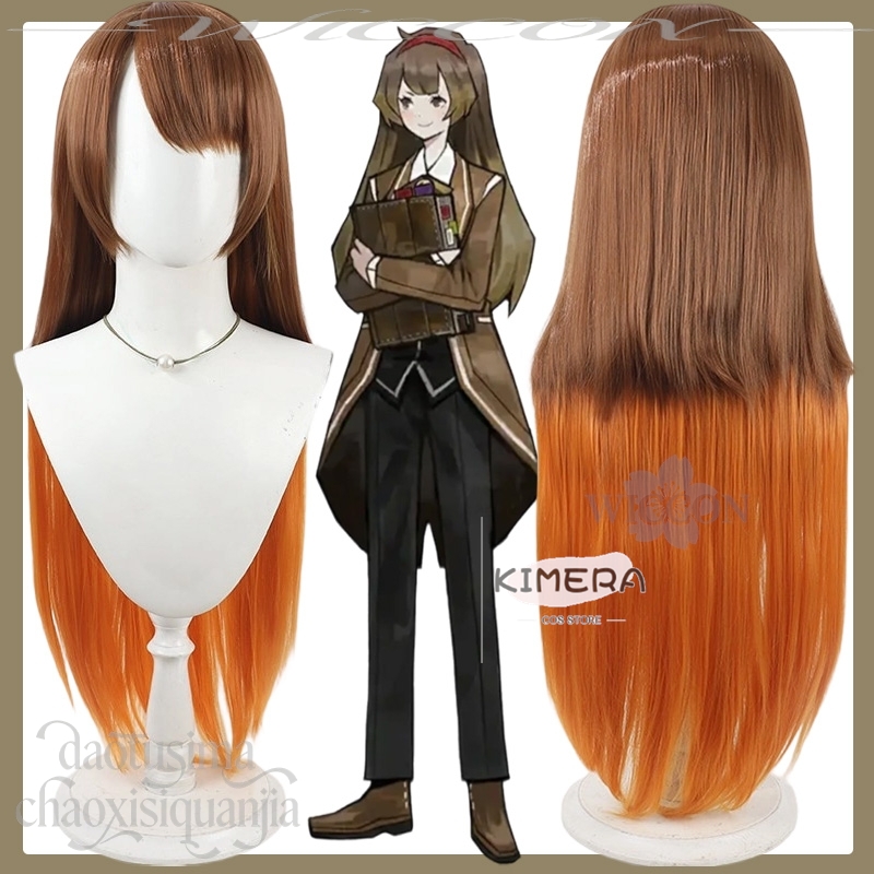 Malkuth Cosplay Anime Game Lib - Anime Cosplay Orange Hair recension och pris
