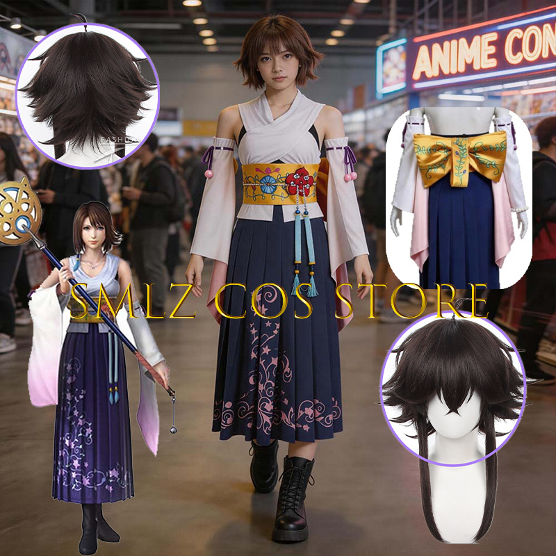 Smlz FFX Yuna Cosplay Anime FF - Cosplay Anime Women recension och pris