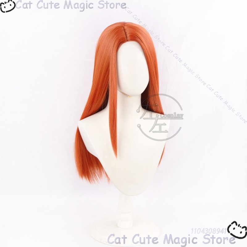 Samantha Eve Wilkins Atom Eve  - Anime Cosplay Orange Hair recension och pris