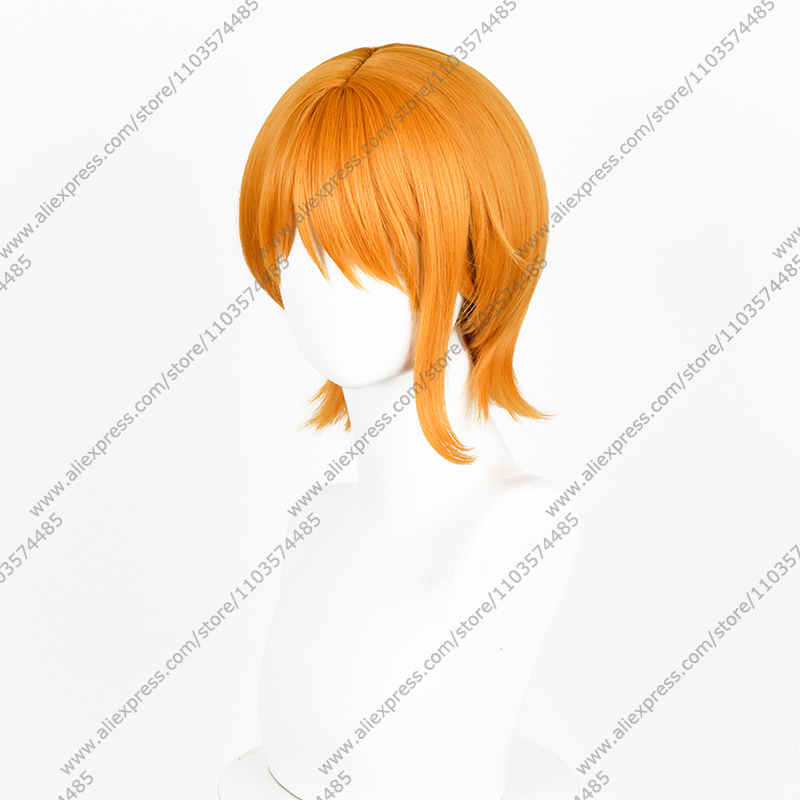 Anime Nami Cosplay Wigs 30cm O - Anime Cosplay Orange Hair recension och pris
