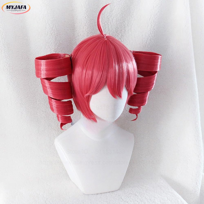 Anime Kasane Teto Cosplay Wig  - Anime Cosplay Red Hair recension och pris