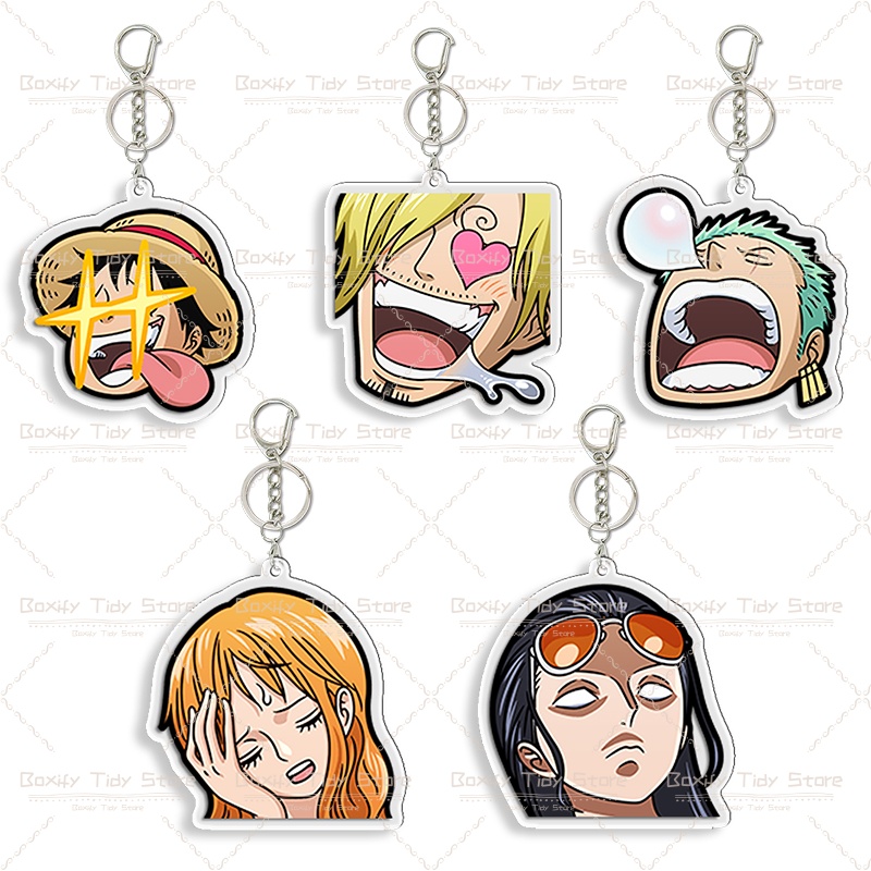 Funny One Piece Expression Acr - Anime Cosplay Luffy recension och pris