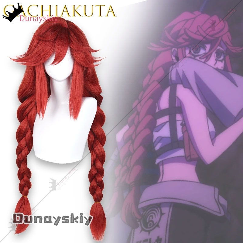 YiNuo@GACHIAKUTA Riyo Cosplay  - Anime Cosplay Red Hair recension och pris