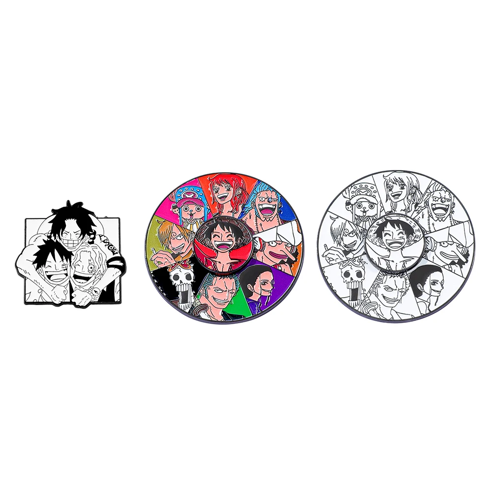 3 Pcs Anime One Piece Brooch L - Anime Cosplay Luffy recension och pris